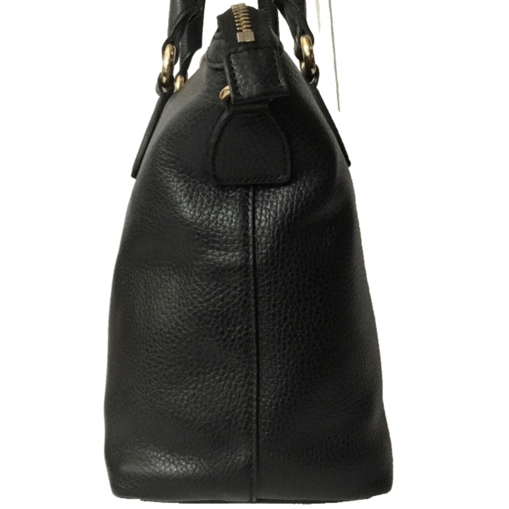 Authentic Gucci Black Leather Convertible Bag with COA - Picture 4 of 15